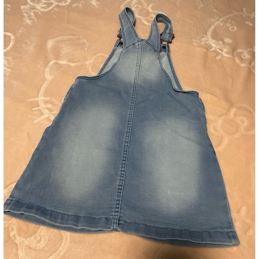 Crown and Ivy Kids size 5 Heart skirt overall jumper with heart pocket - Picture 6 of 7